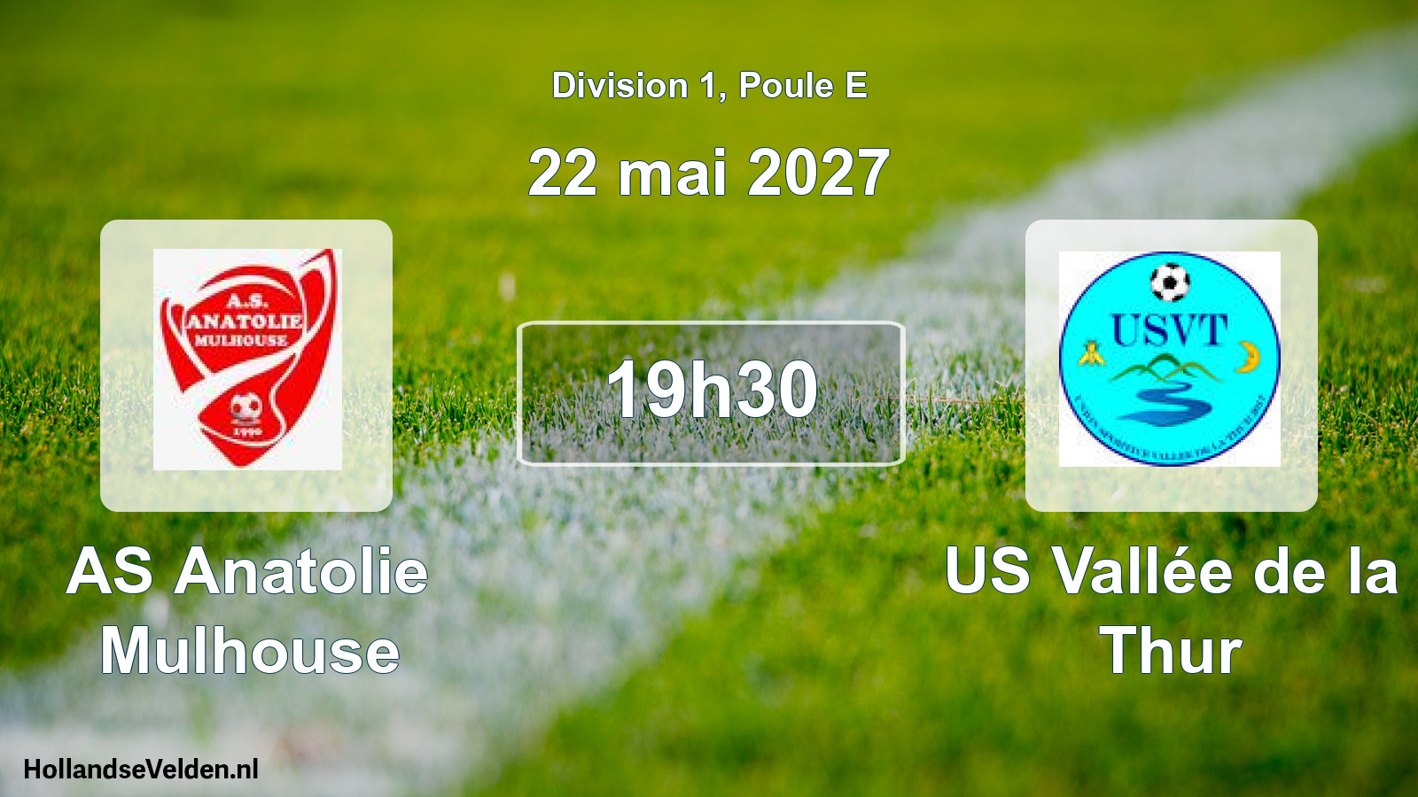 Scheduled Match: AS Anatolie Mulhouse - US Vallée de la Thur (22 May 2027)