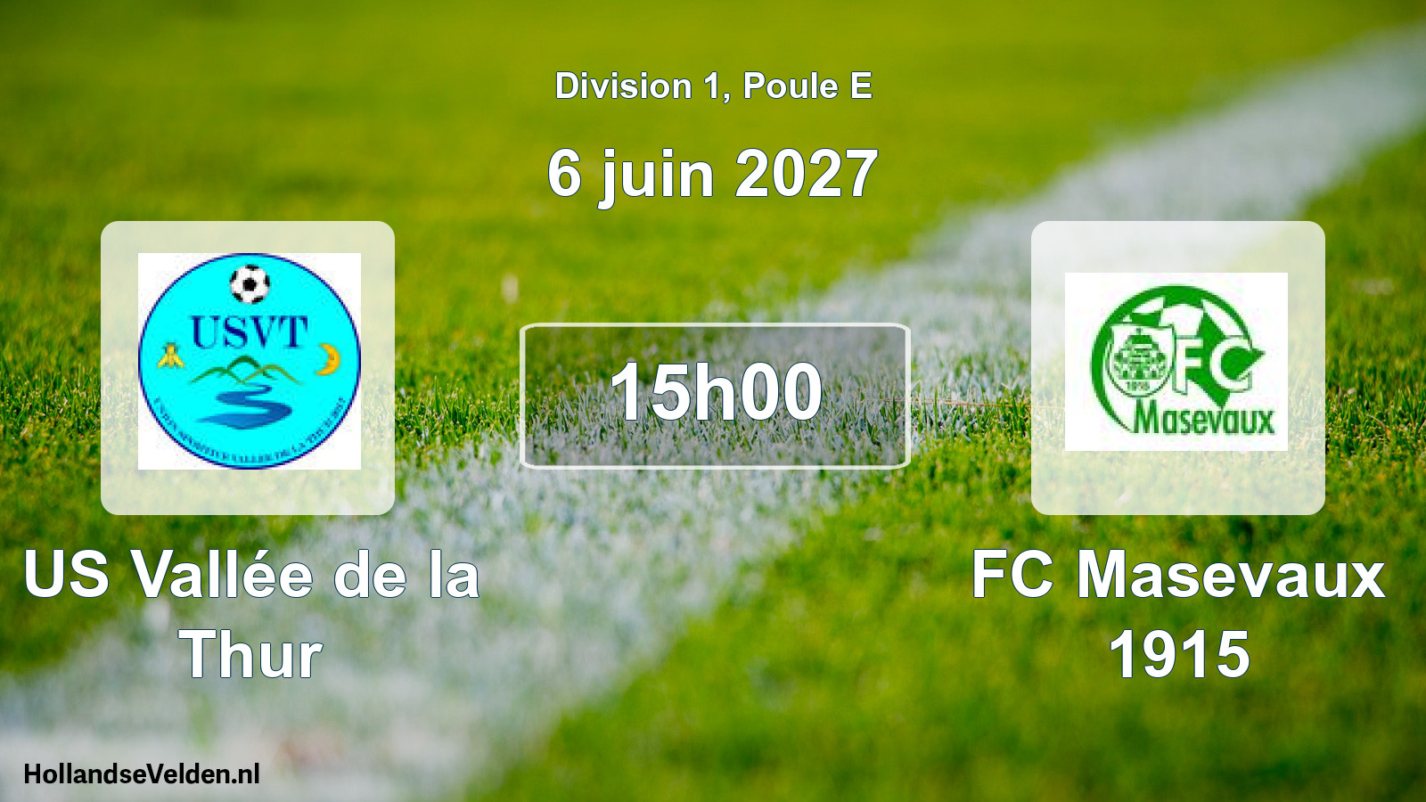 Match programmé: US Vallée de la Thur - FC Masevaux 1915 (6 juin 2027)