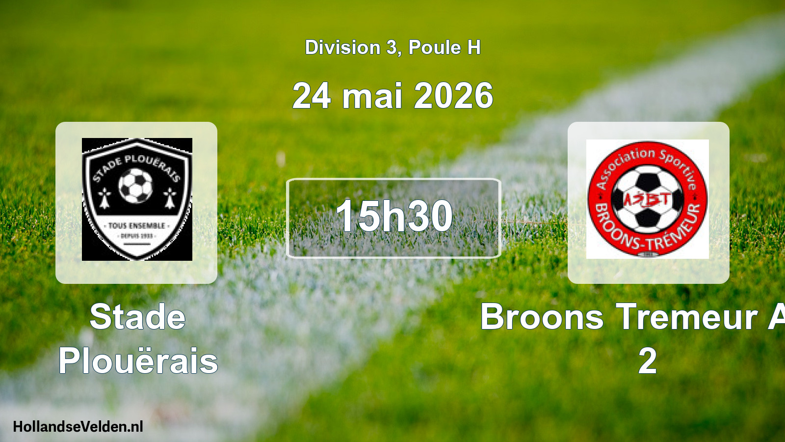Scheduled Match: Stade Plouërais - Broons Tremeur AS 2 (24 May 2026)