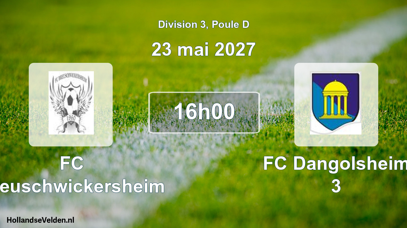 Scheduled Match: FC Breuschwickersheim - FC Dangolsheim 3 (23 May 2027)