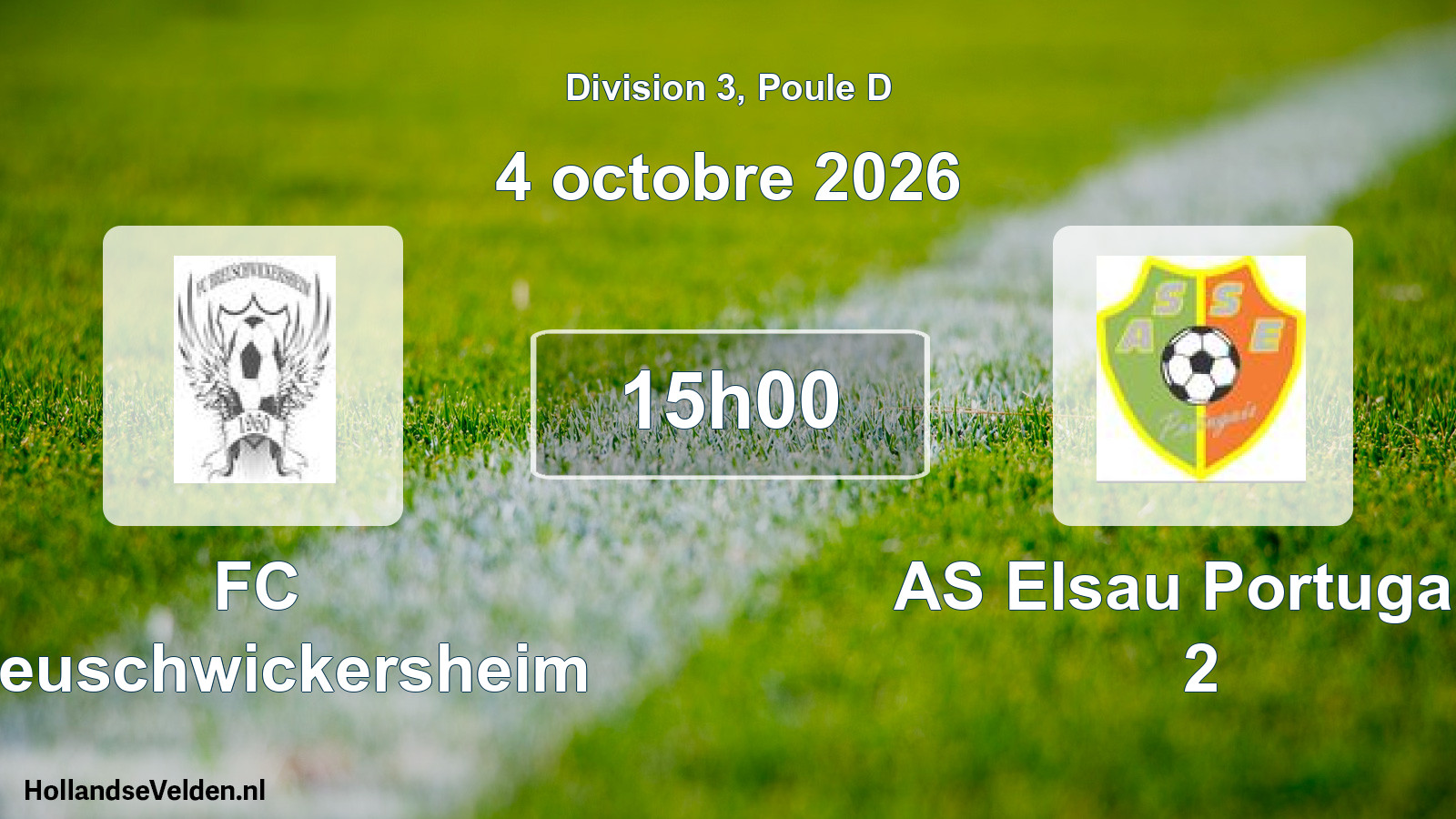 Scheduled Match: FC Breuschwickersheim - AS Elsau Portugais 2 (4 October 2026)