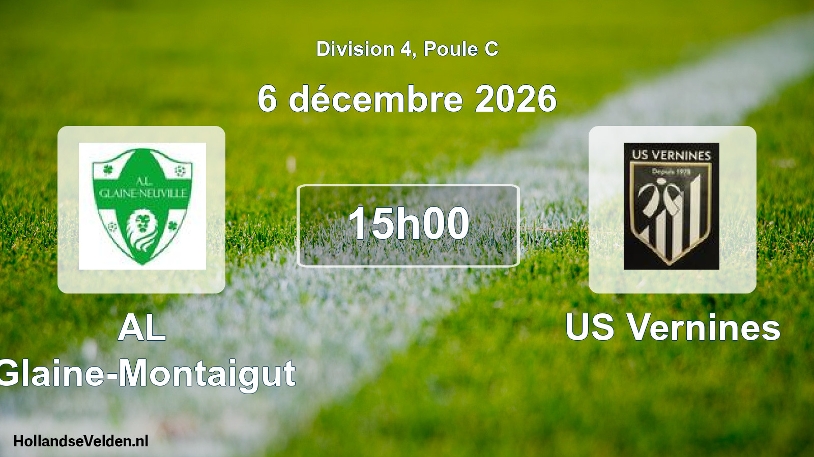 Scheduled Match: AL Glaine-Montaigut - US Vernines (6 December 2026)
