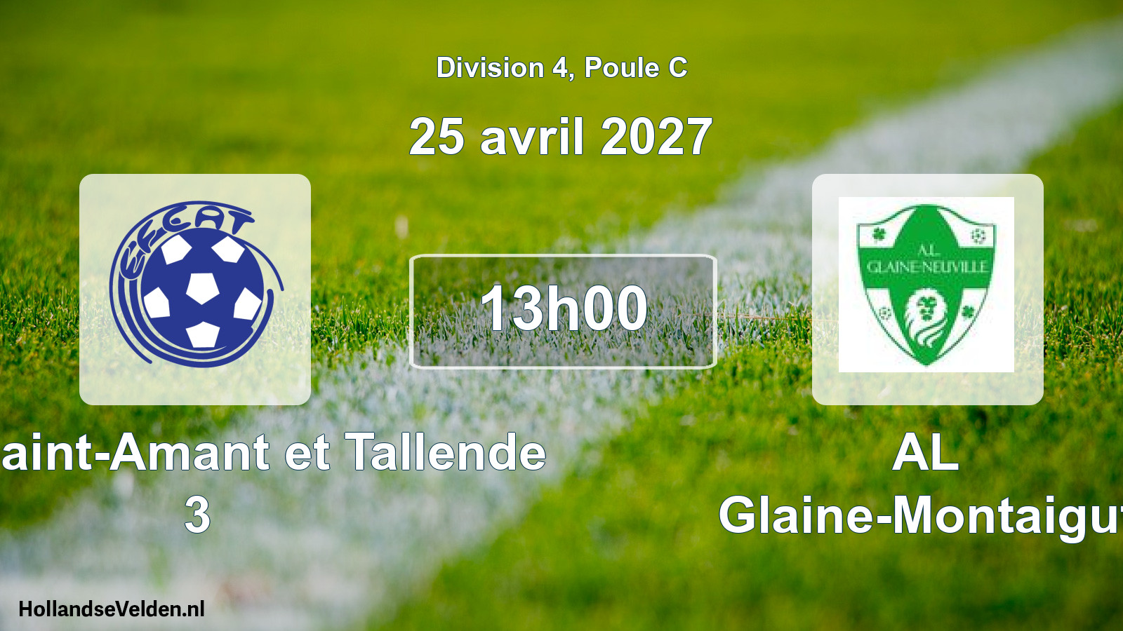 Scheduled Match: EFC Saint-Amant et Tallende 3 - AL Glaine-Montaigut (25 April 2027)