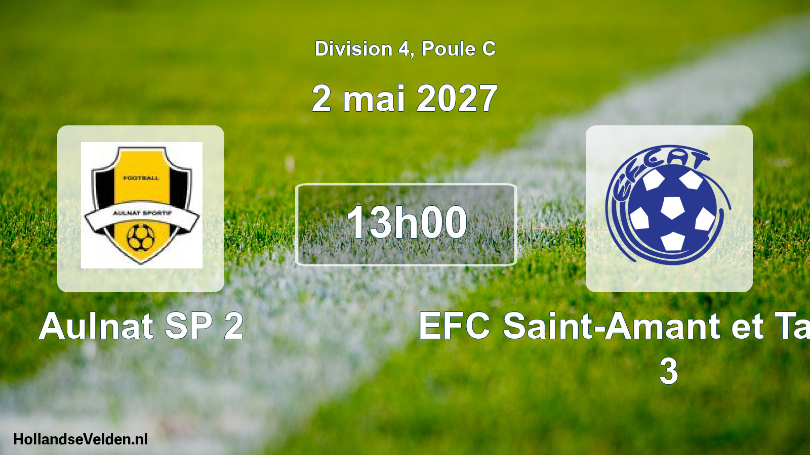 Scheduled Match: Aulnat SP 2 - EFC Saint-Amant et Tallende 3 (2 May 2027)
