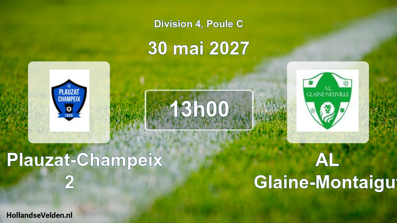 Match programmé: FC Plauzat-Champeix 2 - AL Glaine-Montaigut (30 mai 2027)