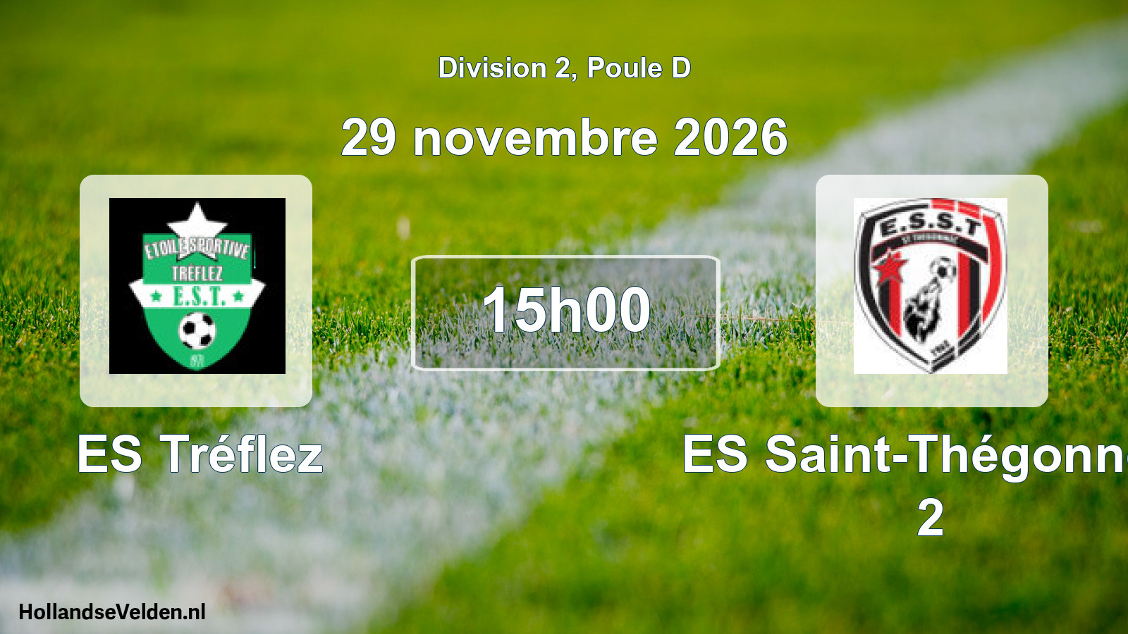 Scheduled Match: ES Tréflez - ES Saint-Thégonnec 2 (29 November 2026)