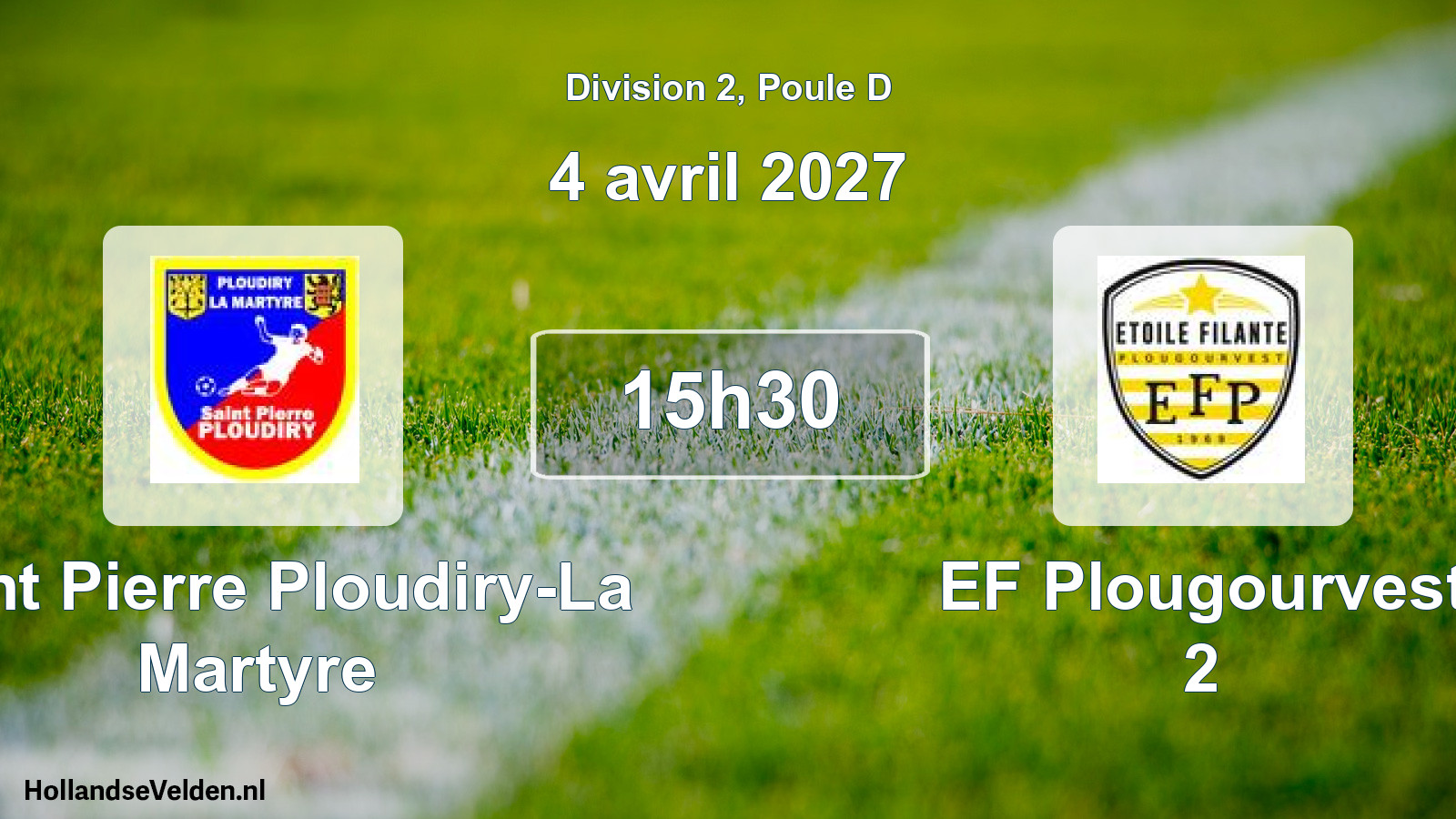 Scheduled Match: Saint Pierre Ploudiry-La Martyre - EF Plougourvest 2 (4 April 2027)