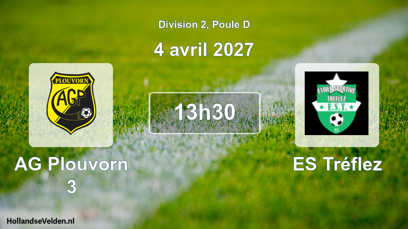 Scheduled Match: AG Plouvorn 3 - ES Tréflez (4 April 2027)