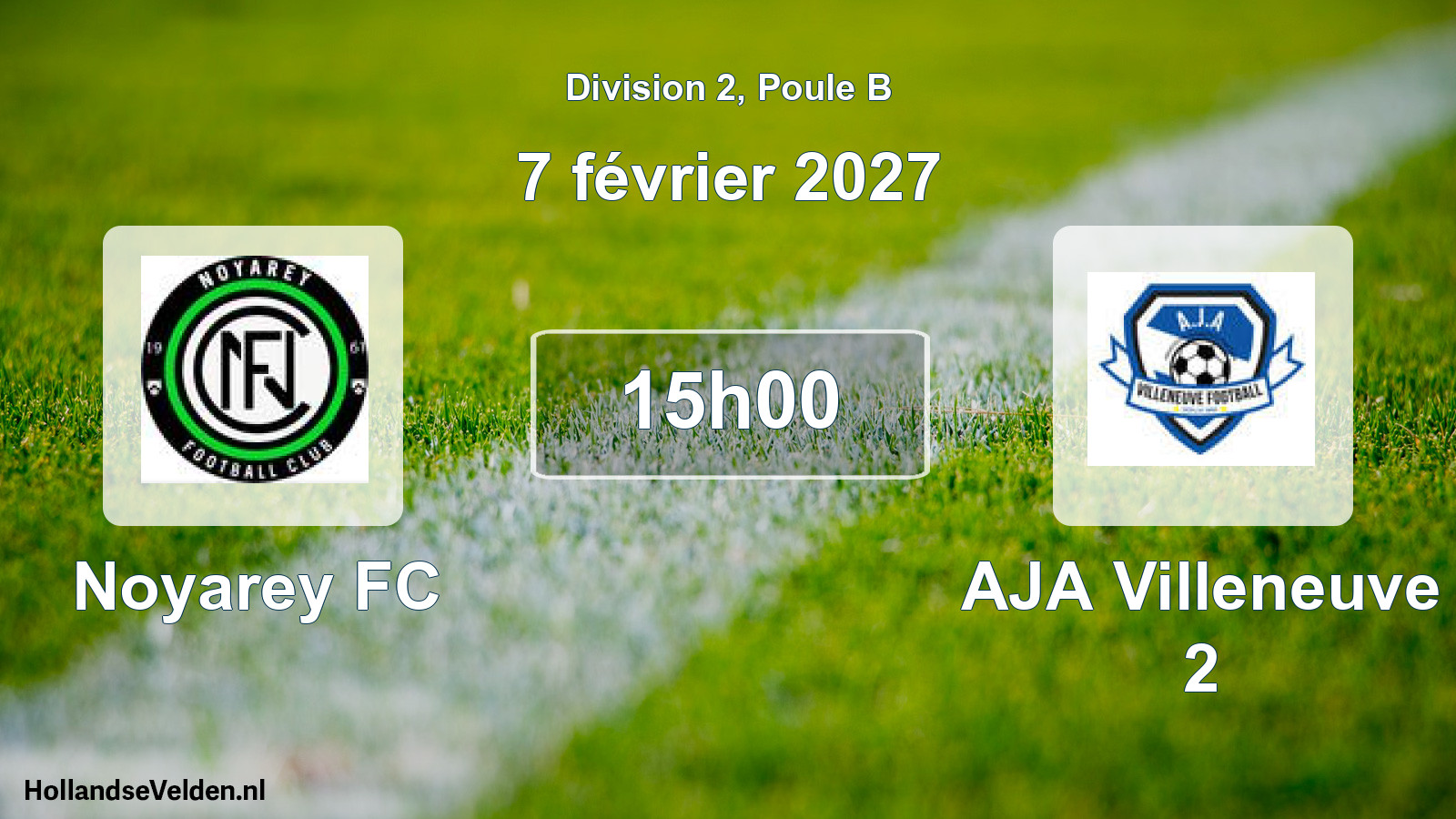 Scheduled Match: Noyarey FC - AJA Villeneuve 2 (7 February 2027)