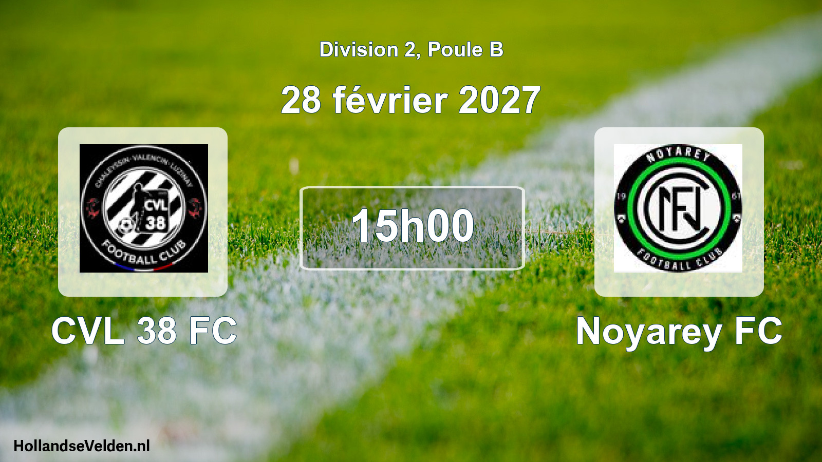Scheduled Match: CVL 38 FC - Noyarey FC (28 February 2027)