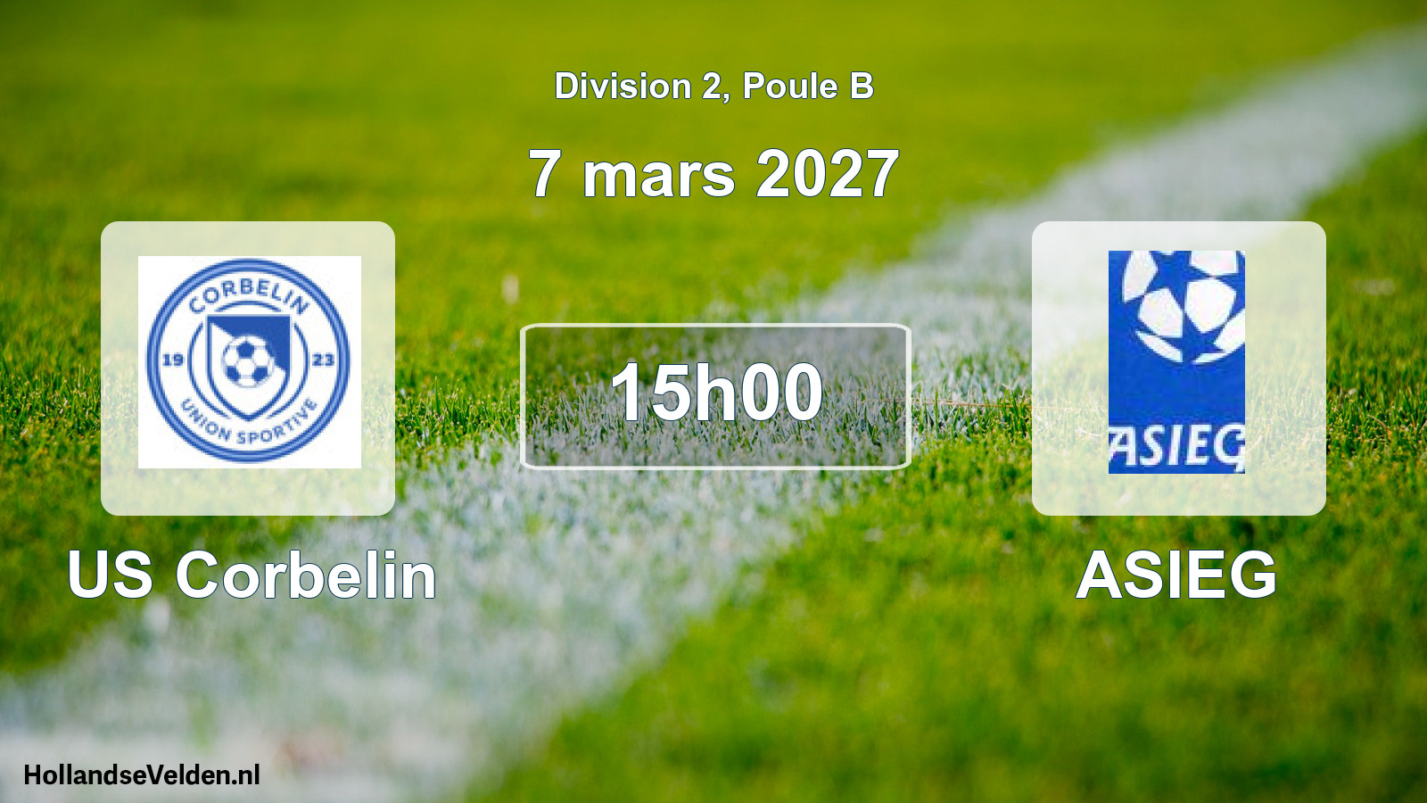 Scheduled Match: US Corbelin - ASIEG (7 March 2027)