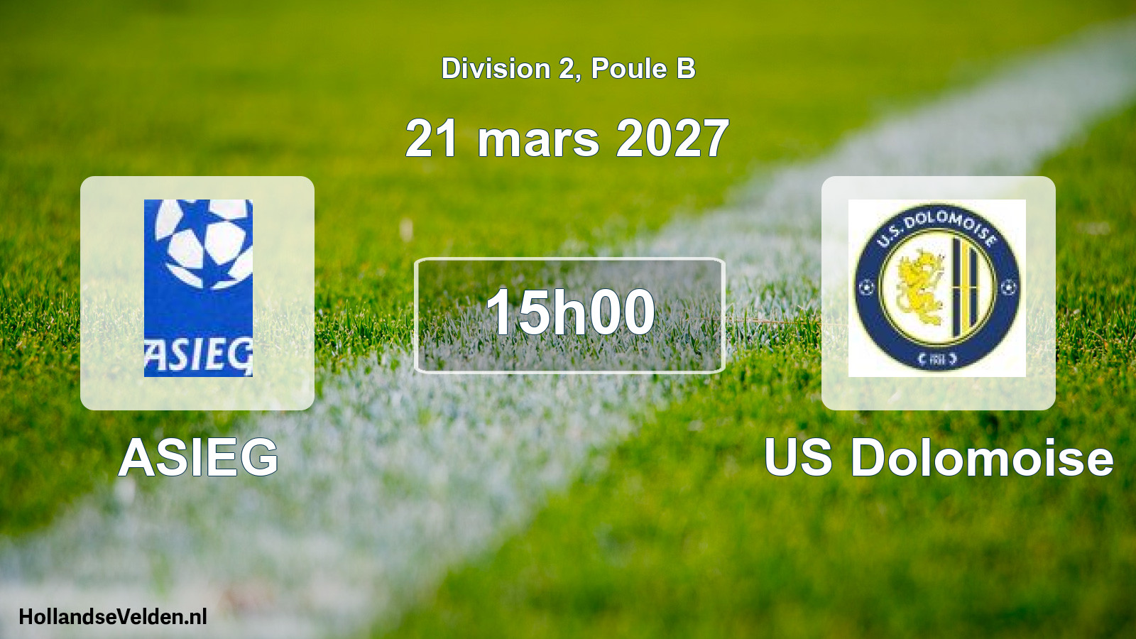 Scheduled Match: ASIEG - US Dolomoise (21 March 2027)