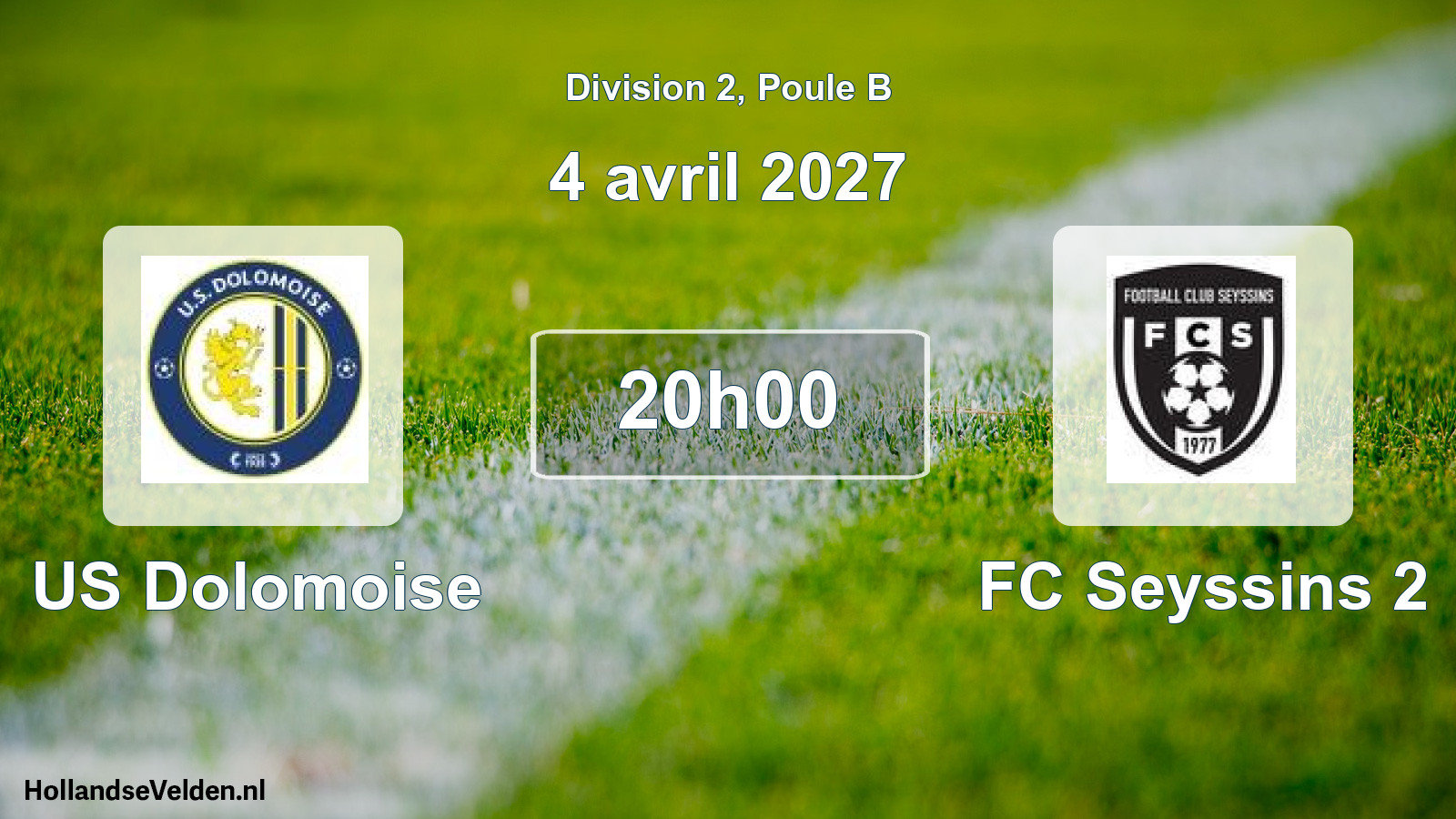 Scheduled Match: US Dolomoise - FC Seyssins 2 (4 April 2027)