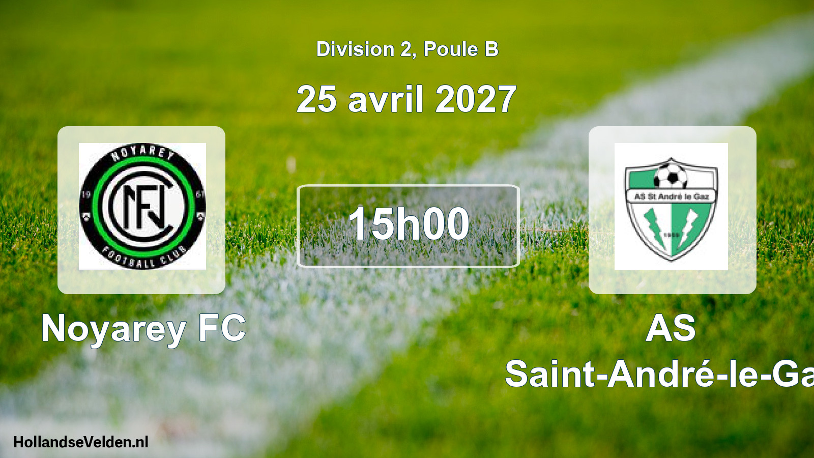 Scheduled Match: Noyarey FC - AS Saint-André-le-Gaz (25 April 2027)