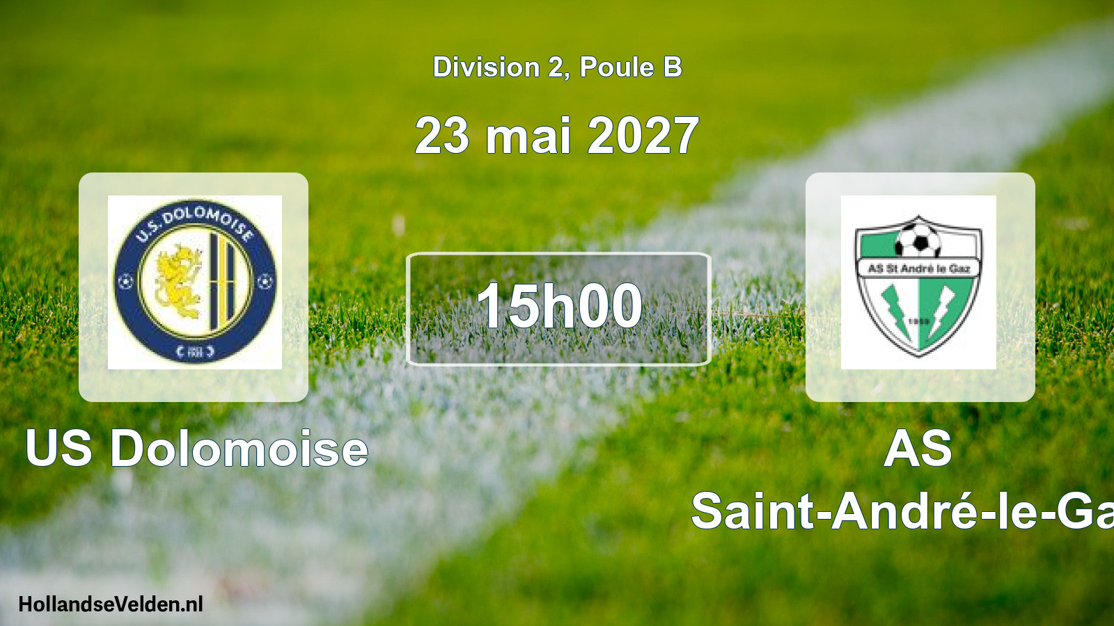 Scheduled Match: US Dolomoise - AS Saint-André-le-Gaz (23 May 2027)