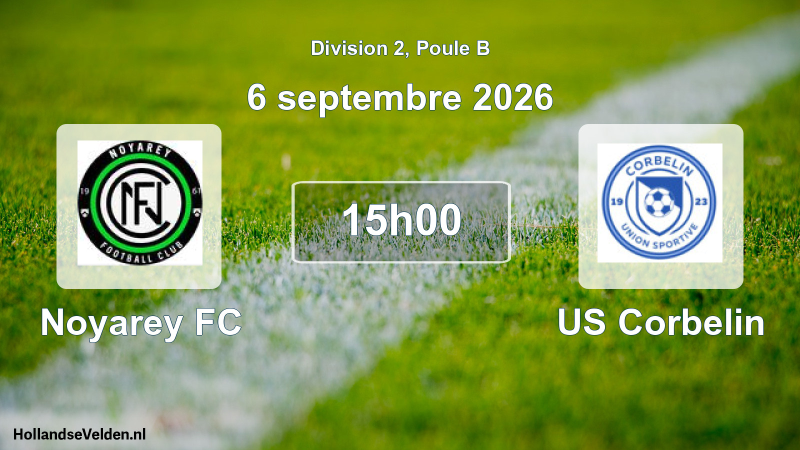 Scheduled Match: Noyarey FC - US Corbelin (6 September 2026)