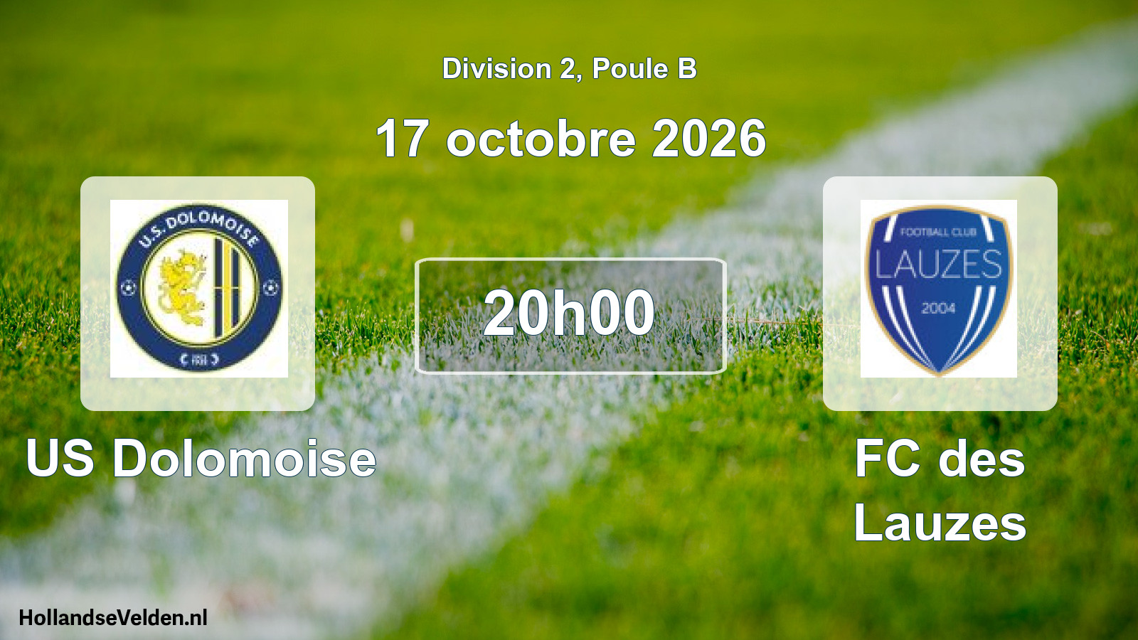 Scheduled Match: US Dolomoise - FC des Lauzes (17 October 2026)