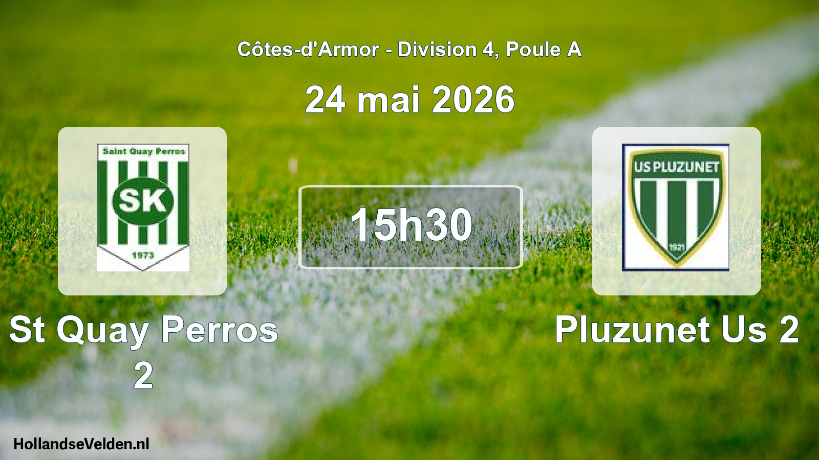 Geplande wedstrijd: St Quay Perros 2 - Pluzunet Us 2 (24 mai 2026)