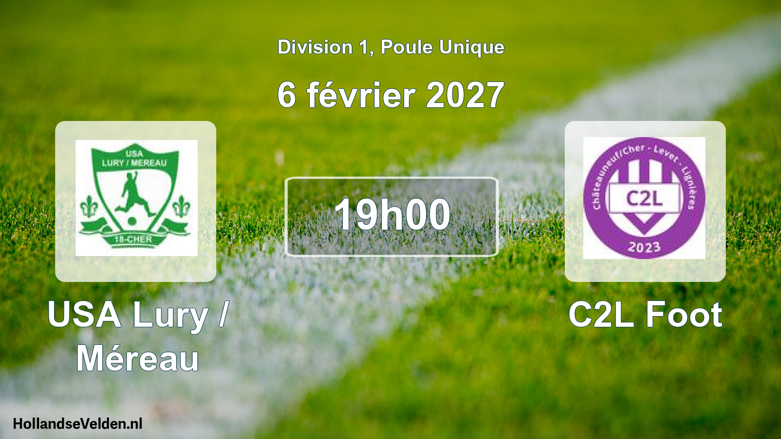 Scheduled Match: USA Lury / Méreau - C2L Foot (6 February 2027)
