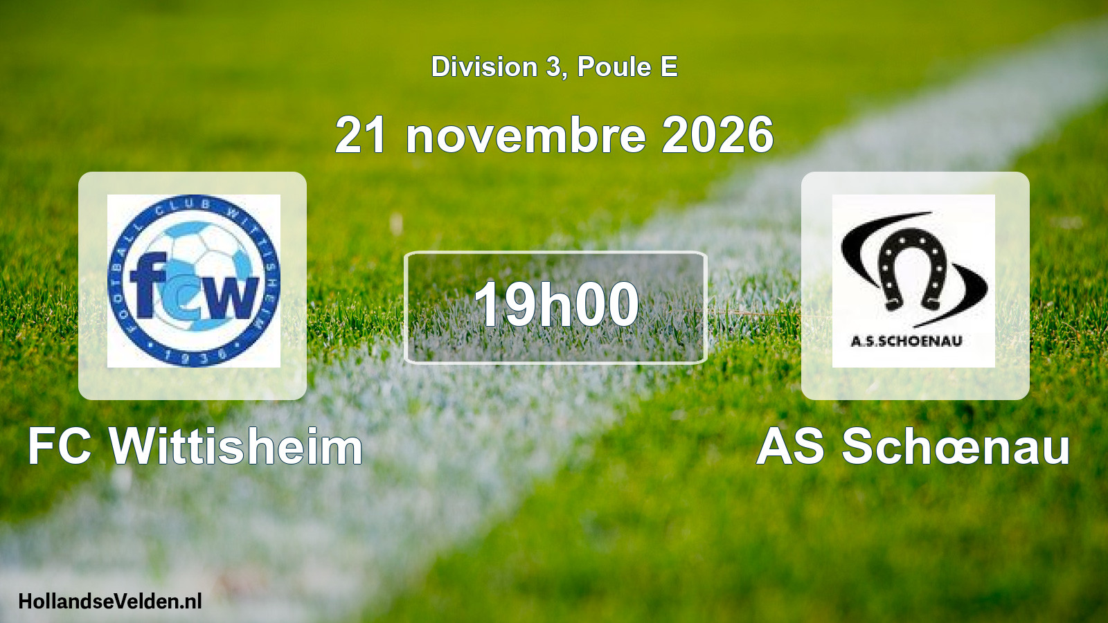 Scheduled Match: FC Wittisheim - AS Schœnau (21 November 2026)