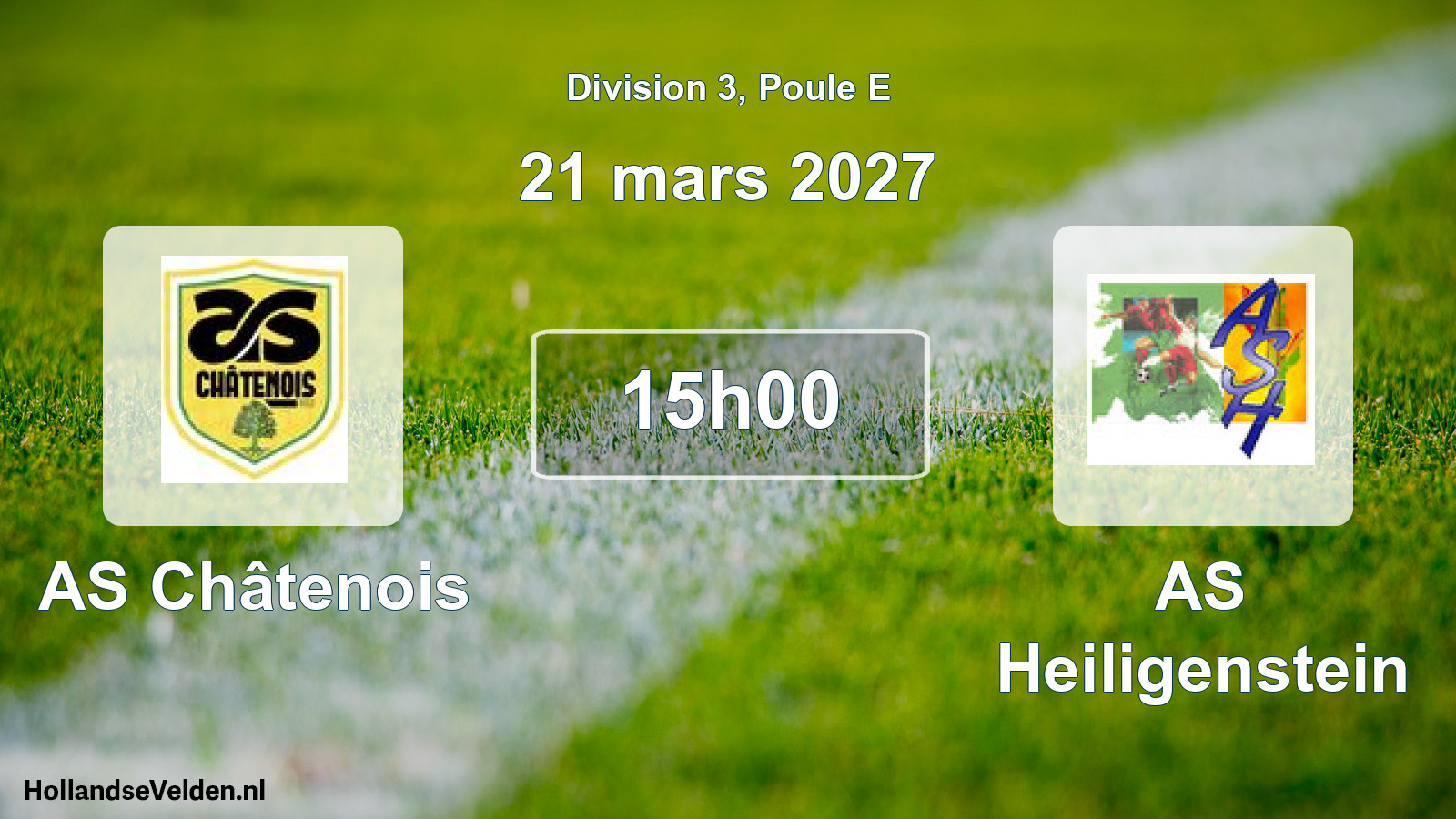 Scheduled Match: AS Châtenois - AS Heiligenstein (21 March 2027)