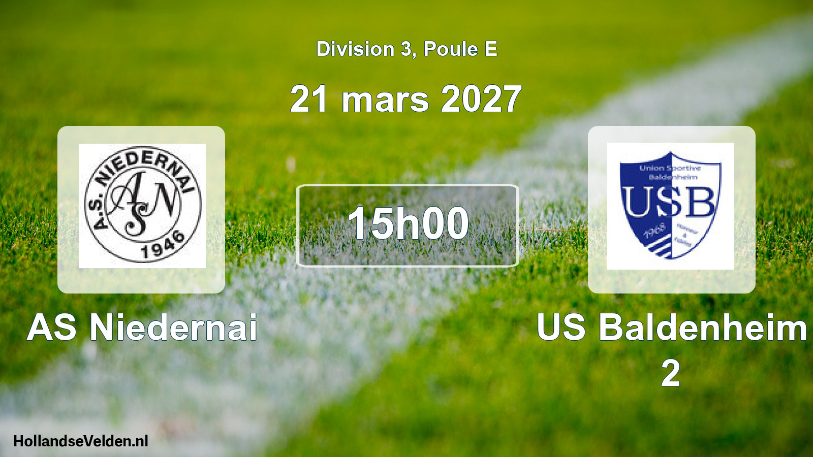Scheduled Match: AS Niedernai - US Baldenheim 2 (21 March 2027)