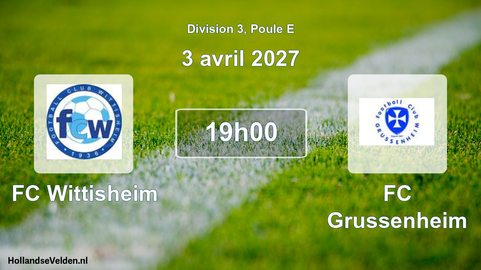 Match programmé: FC Wittisheim - FC Grussenheim (3 avril 2027)