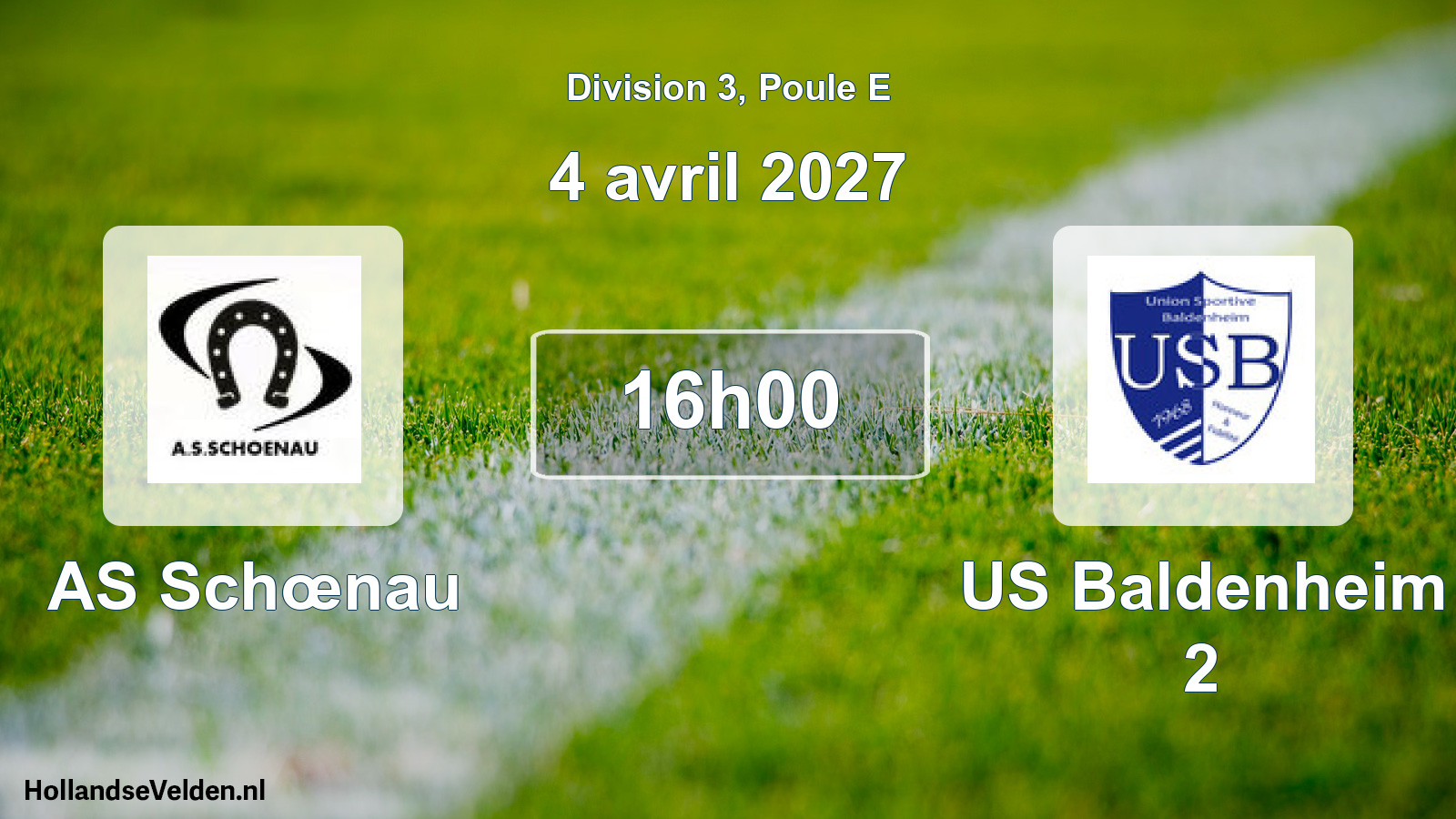 Scheduled Match: AS Schœnau - US Baldenheim 2 (4 April 2027)