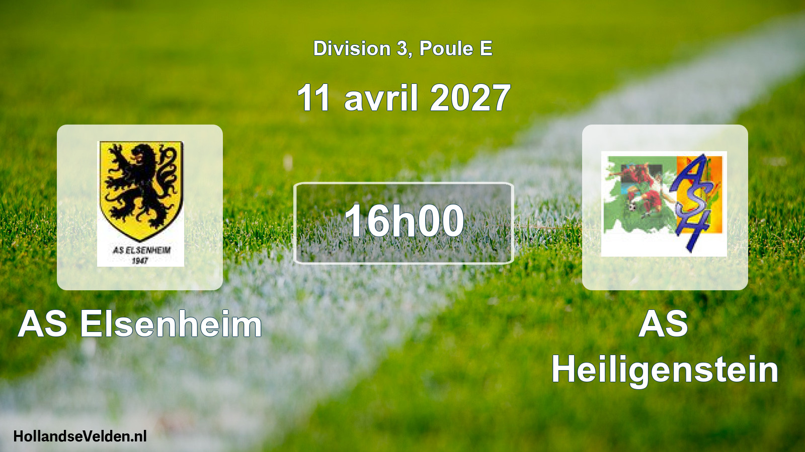 Scheduled Match: AS Elsenheim - AS Heiligenstein (11 April 2027)