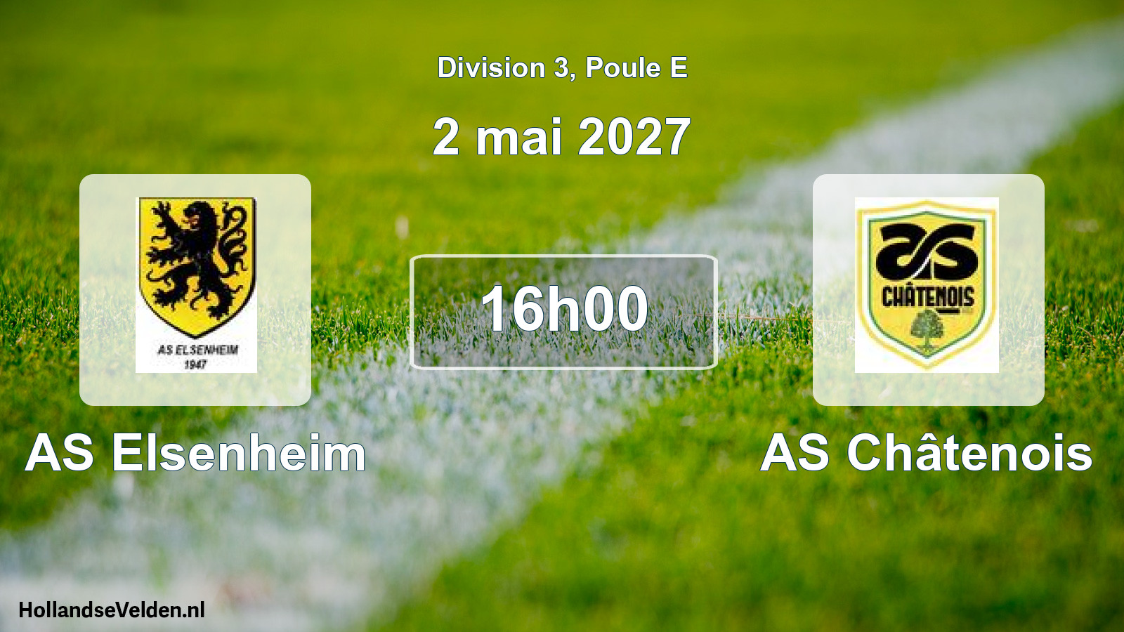 Scheduled Match: AS Elsenheim - AS Châtenois (2 May 2027)