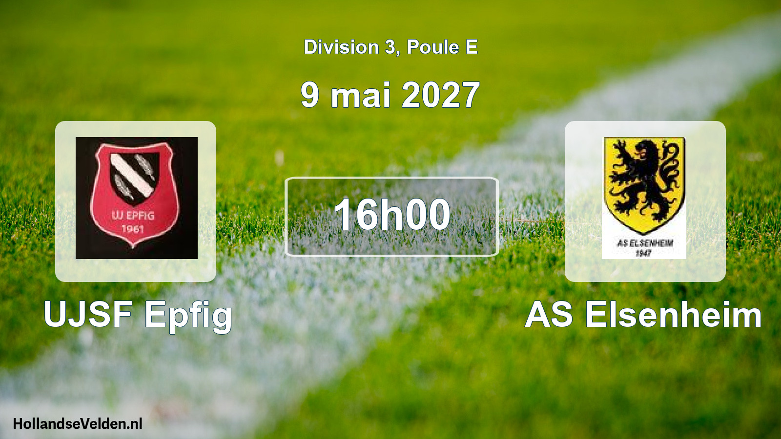 Scheduled Match: UJSF Epfig - AS Elsenheim (9 May 2027)