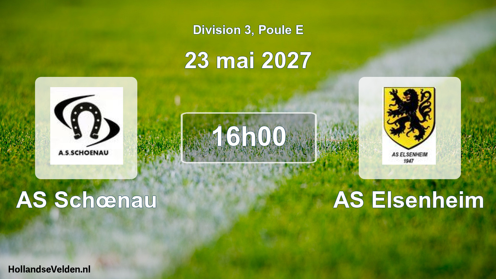 Scheduled Match: AS Schœnau - AS Elsenheim (23 May 2027)