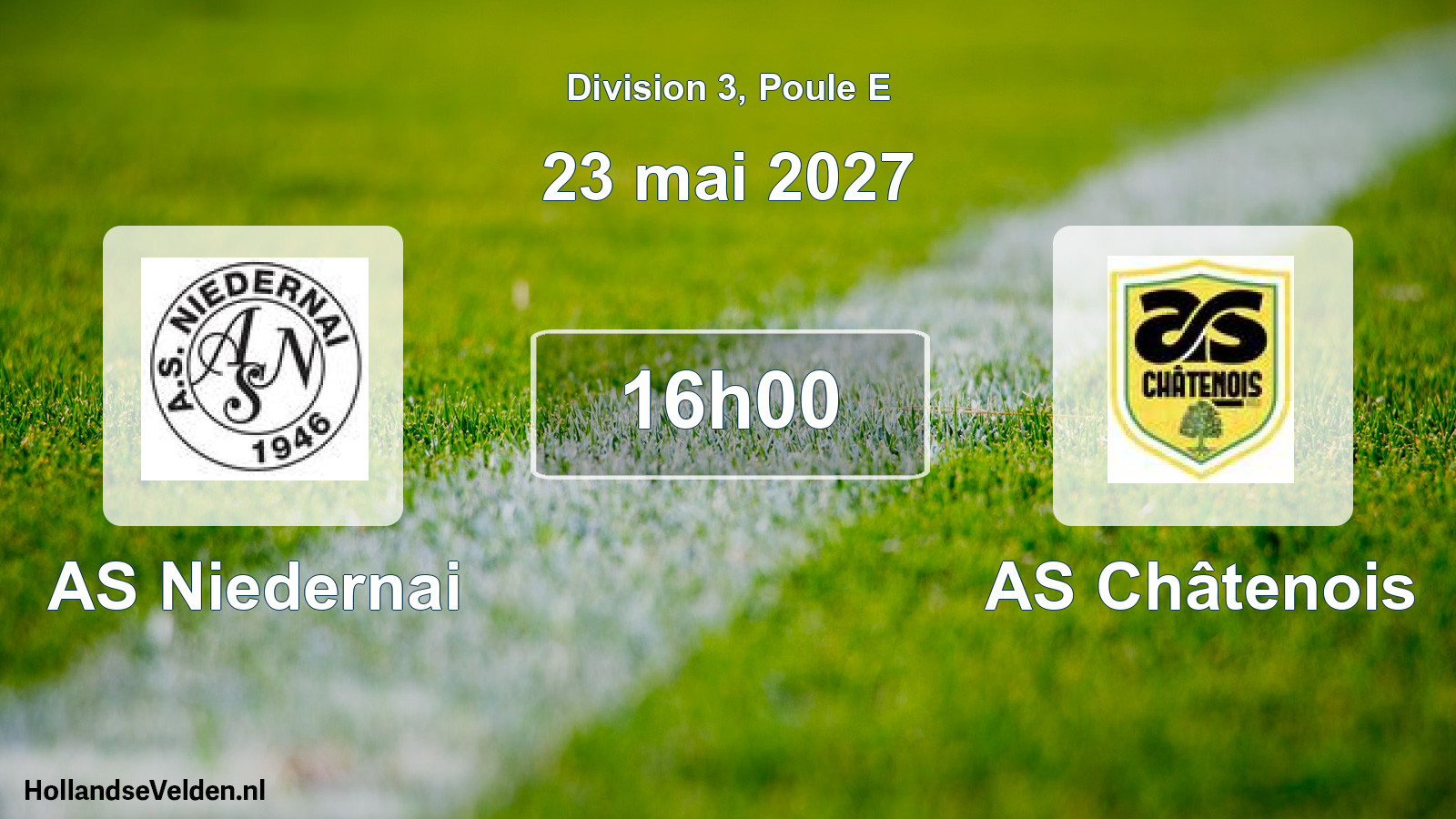 Scheduled Match: AS Niedernai - AS Châtenois (23 May 2027)
