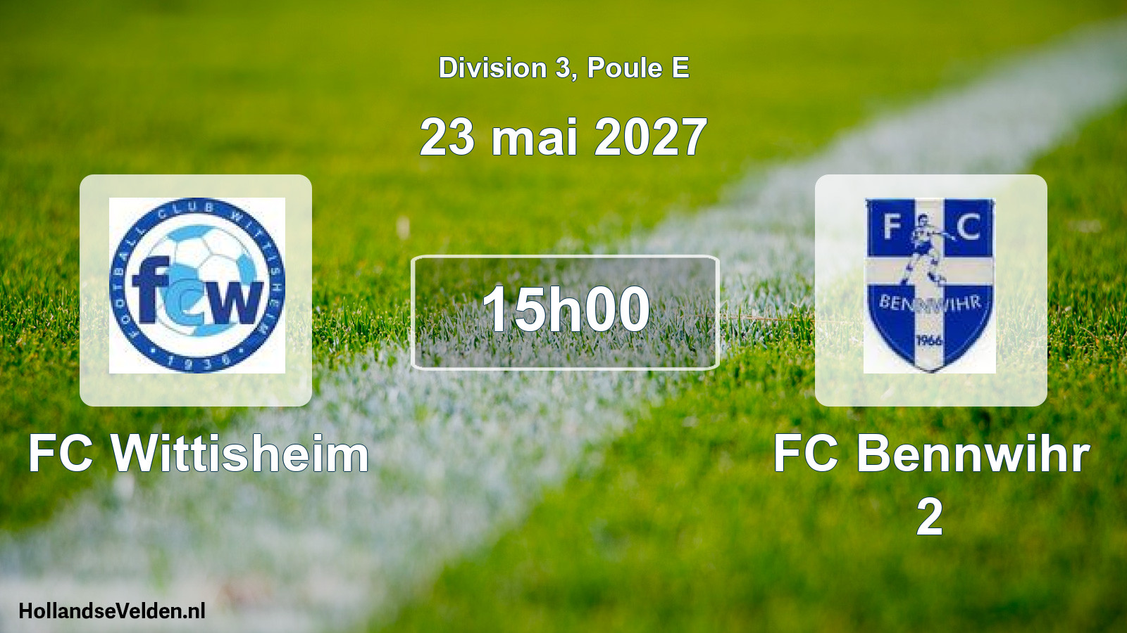 Scheduled Match: FC Wittisheim - FC Bennwihr 2 (23 May 2027)