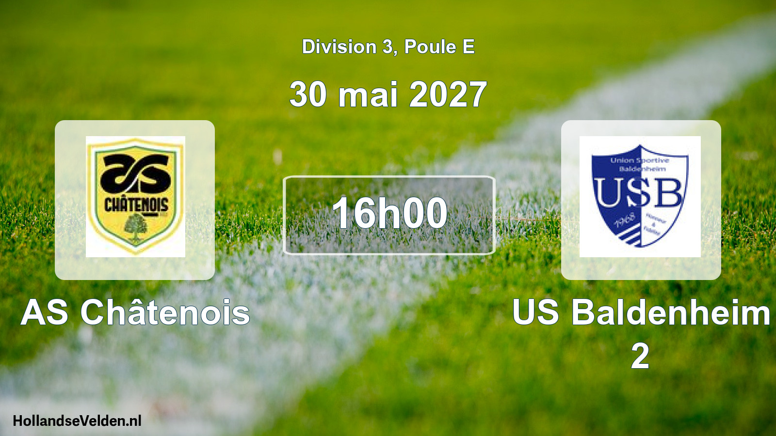 Scheduled Match: AS Châtenois - US Baldenheim 2 (30 May 2027)