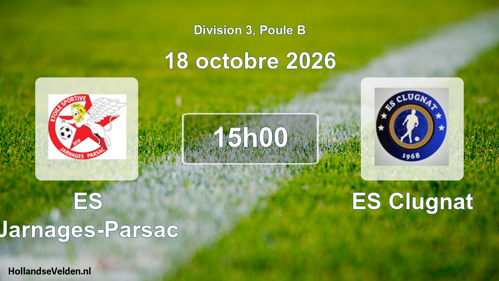 Scheduled Match: ES Jarnages-Parsac - ES Clugnat (18 October 2026)