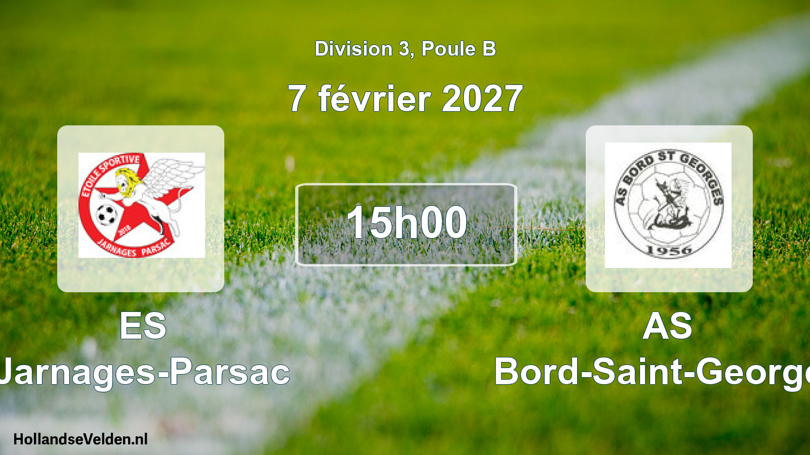 Scheduled Match: ES Jarnages-Parsac - AS Bord-Saint-Georges (7 February 2027)
