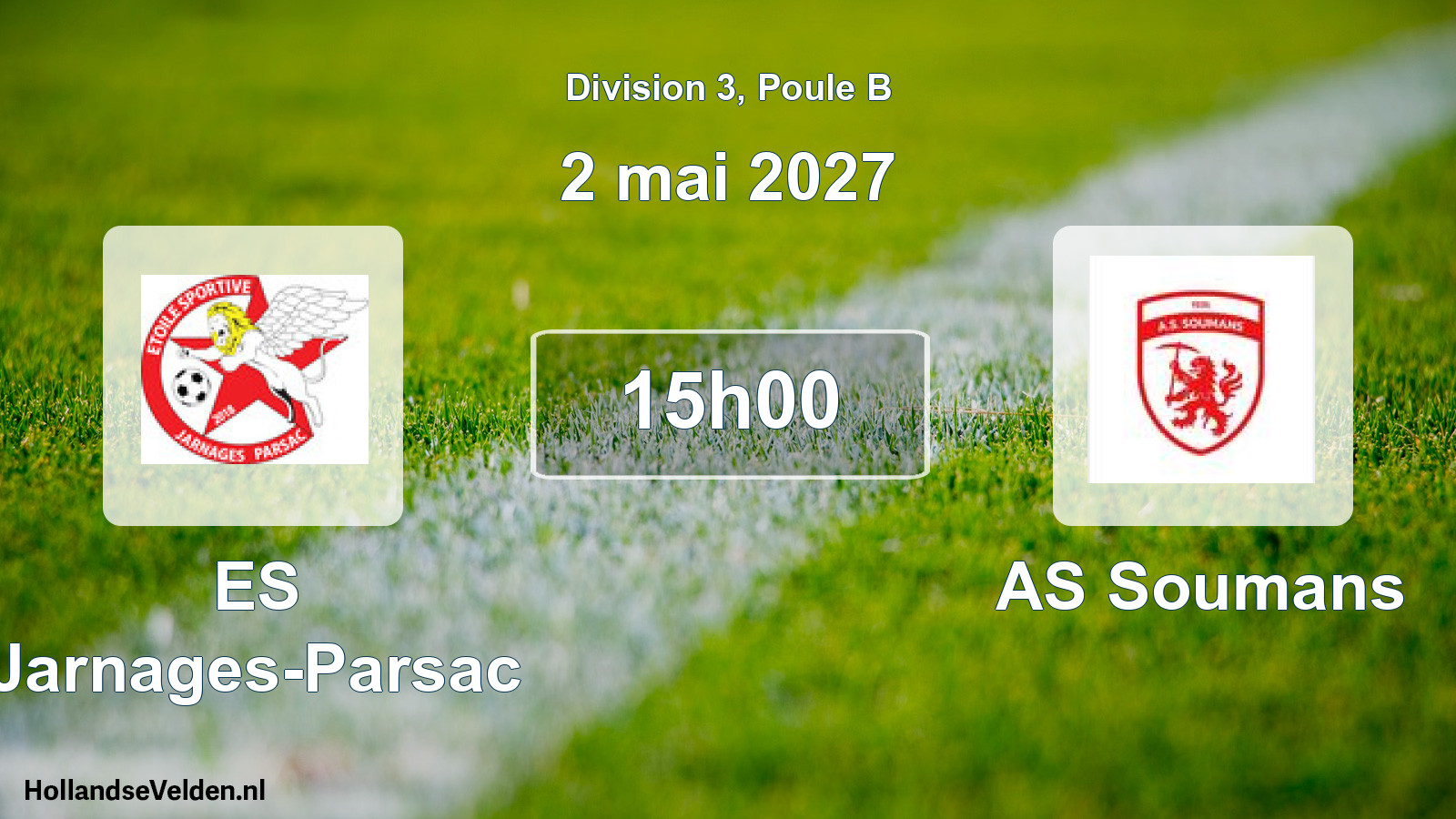 Scheduled Match: ES Jarnages-Parsac - AS Soumans (2 May 2027)