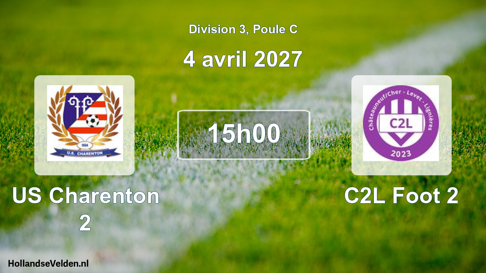 Scheduled Match: US Charenton 2 - C2L Foot 2 (4 April 2027)