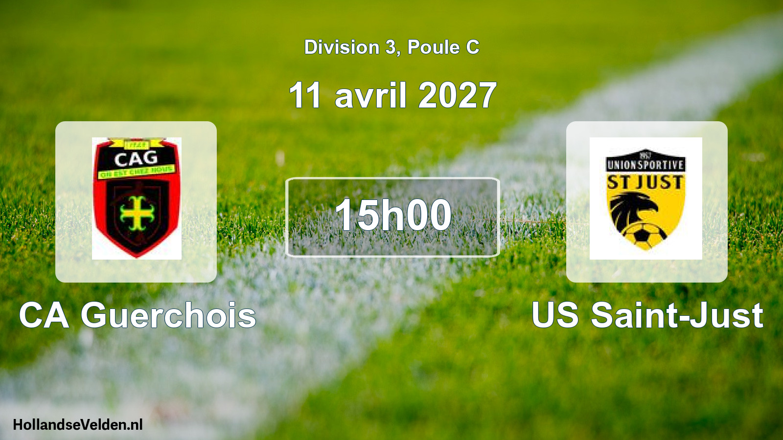 Scheduled Match: CA Guerchois - US Saint-Just (11 April 2027)
