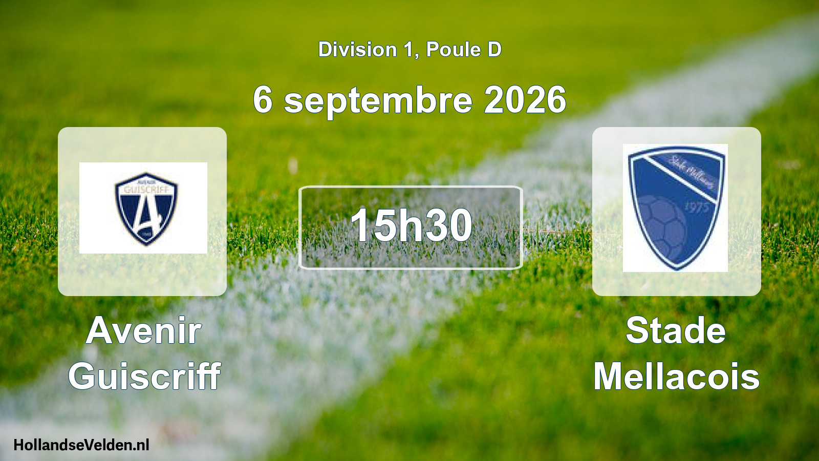 Scheduled Match: Avenir Guiscriff - Stade Mellacois (6 September 2026)