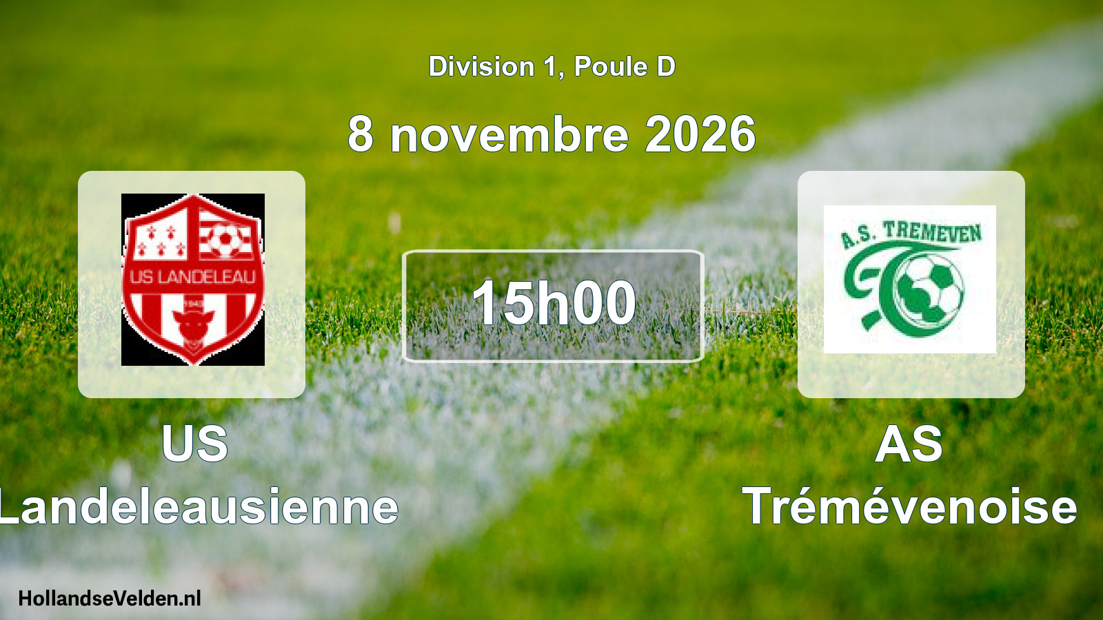 Match programmé: US Landeleausienne - AS Trémévenoise (8 novembre 2026)