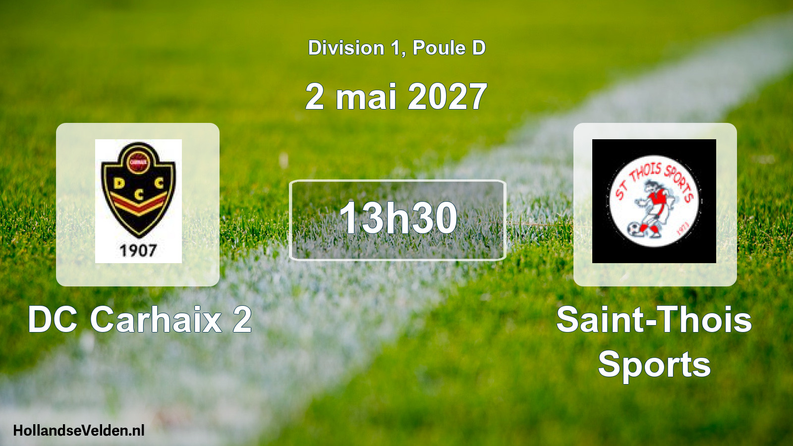Geplande wedstrijd: DC Carhaix 2 - Saint-Thois Sports (2 mei 2027)