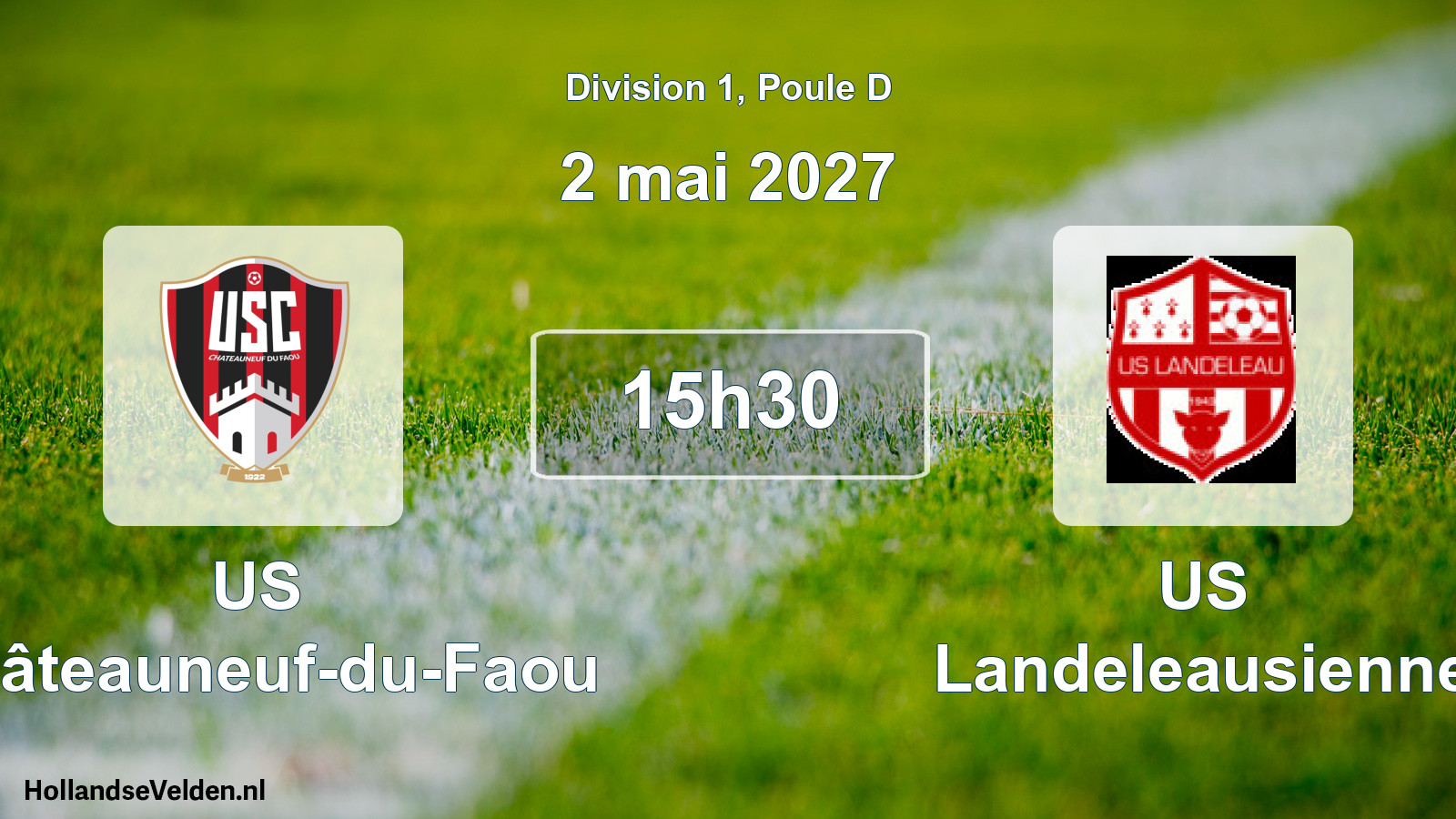 Match programmé: US Châteauneuf-du-Faou - US Landeleausienne (2 mai 2027)