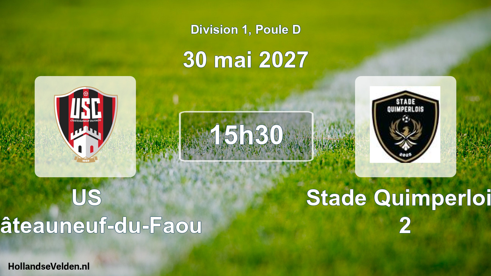 Scheduled Match: US Châteauneuf-du-Faou - Stade Quimperlois 2 (30 May 2027)