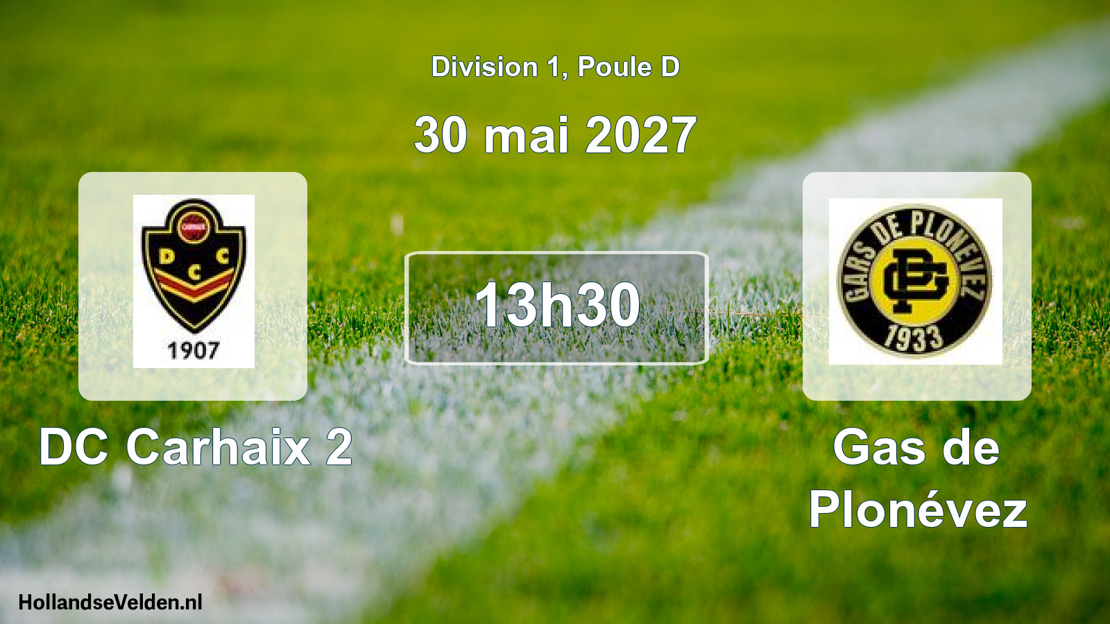 Match programmé: DC Carhaix 2 - Gas de Plonévez (30 mai 2027)