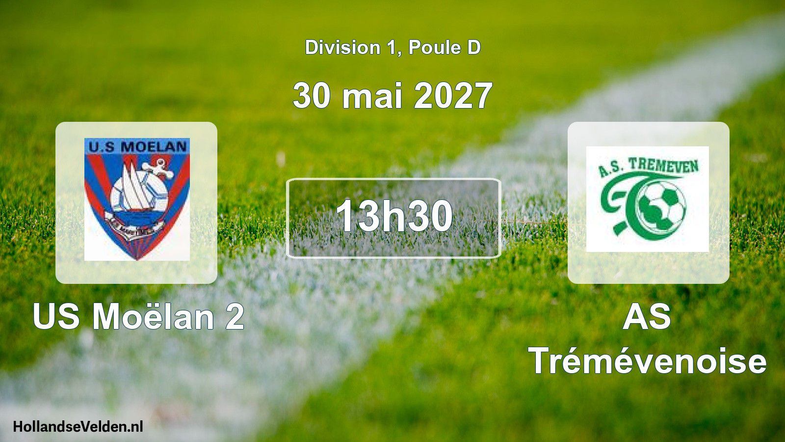 Scheduled Match: US Moëlan 2 - AS Trémévenoise (30 May 2027)