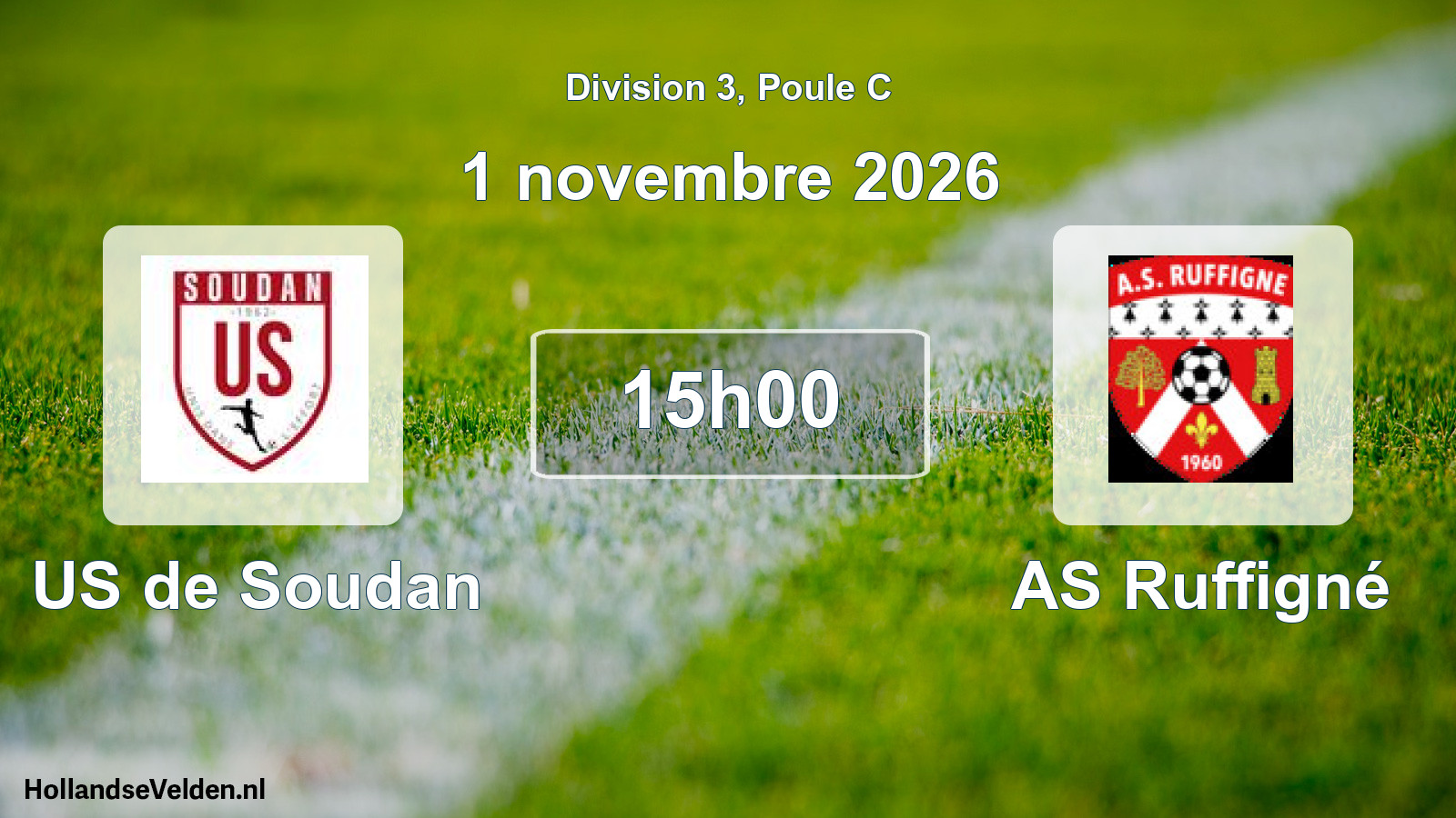 Scheduled Match: US de Soudan - AS Ruffigné (1 November 2026)