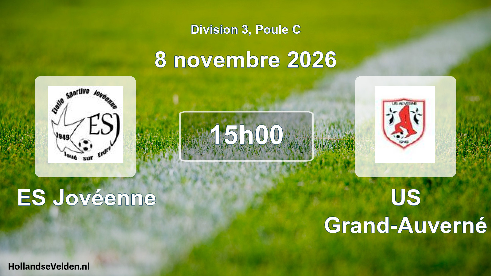 Scheduled Match: ES Jovéenne - US Grand-Auverné (8 November 2026)