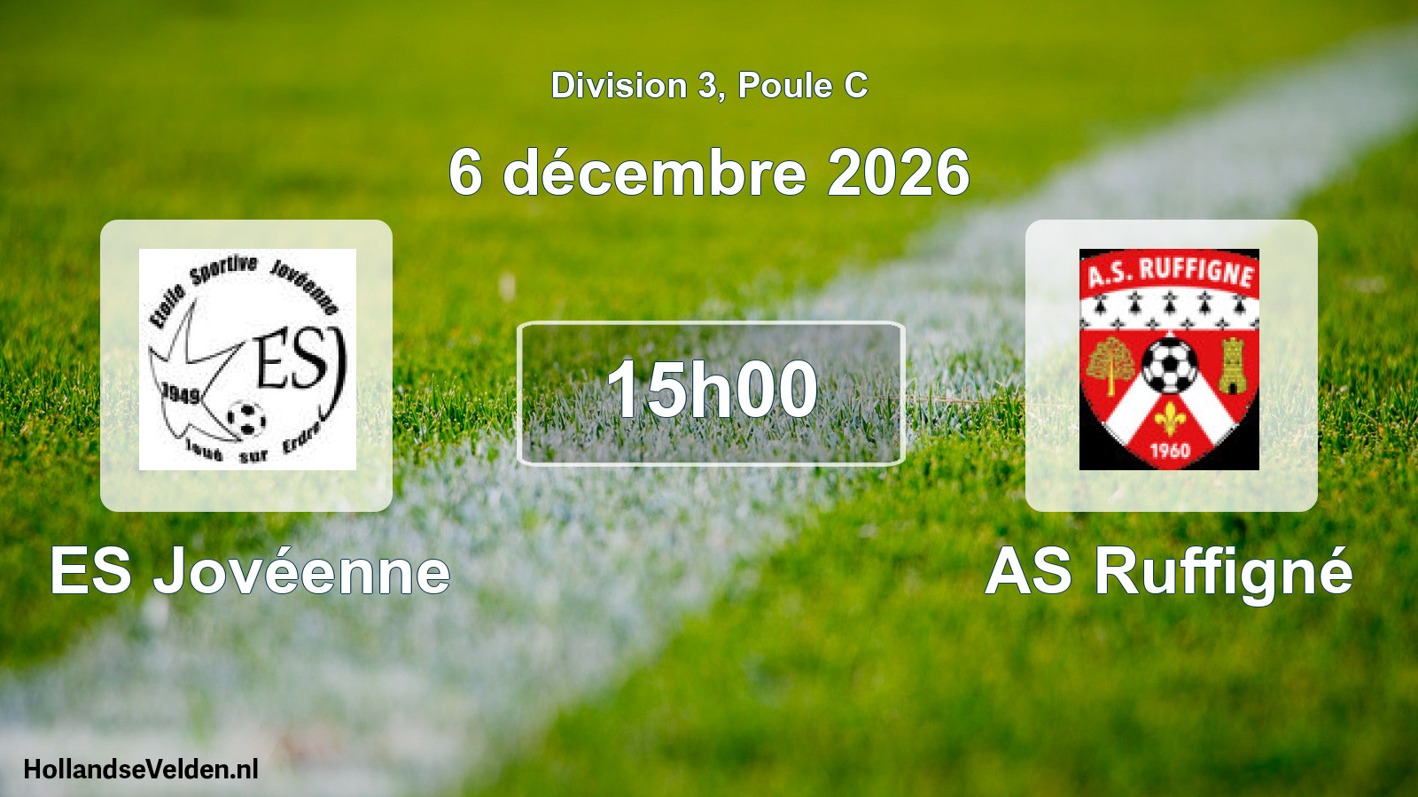 Scheduled Match: ES Jovéenne - AS Ruffigné (6 December 2026)